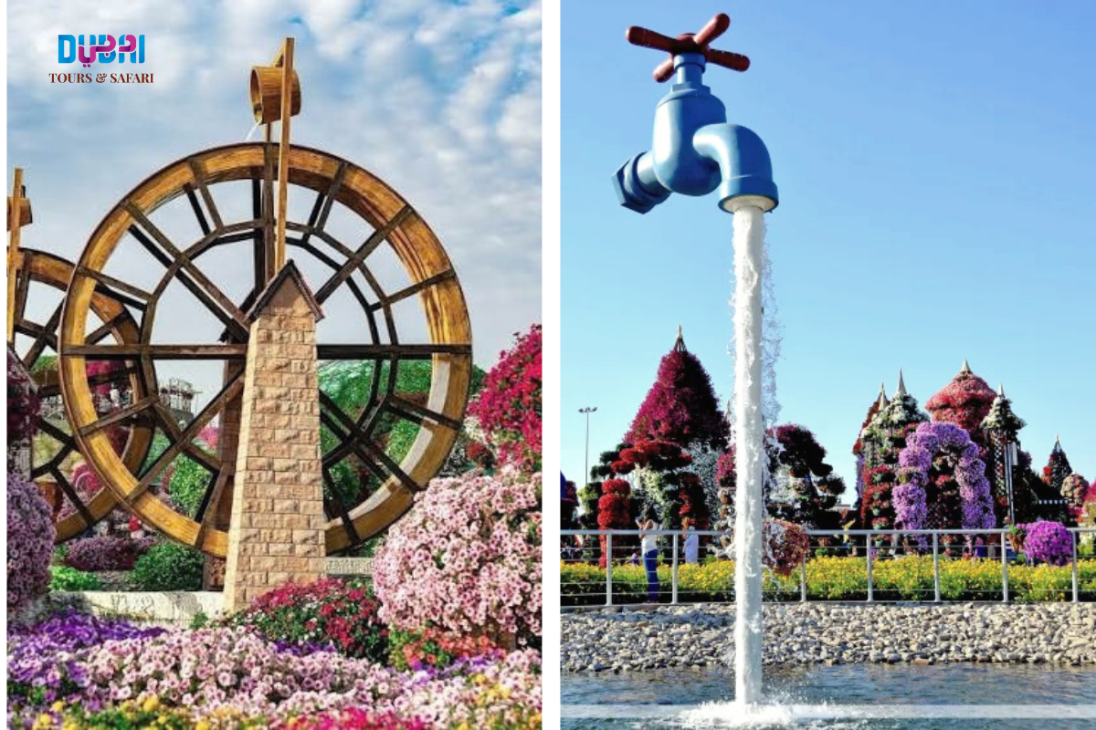 fountain display miracle garden dubai