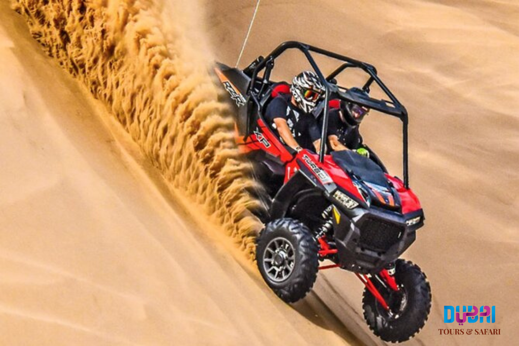 Dune bashing in the Dubai desert