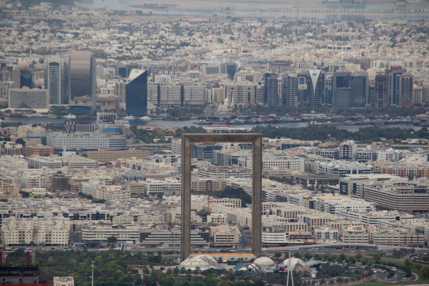 Dubai Frame tickets guide — the golden Dubai Frame in Zabeel Park