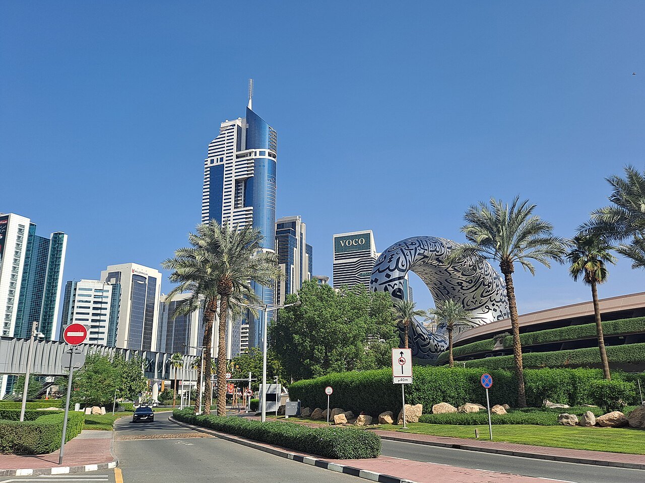 Museum of the Future tickets - Museum of the Future Dubai silver torus building on Sheikh Zayed Road