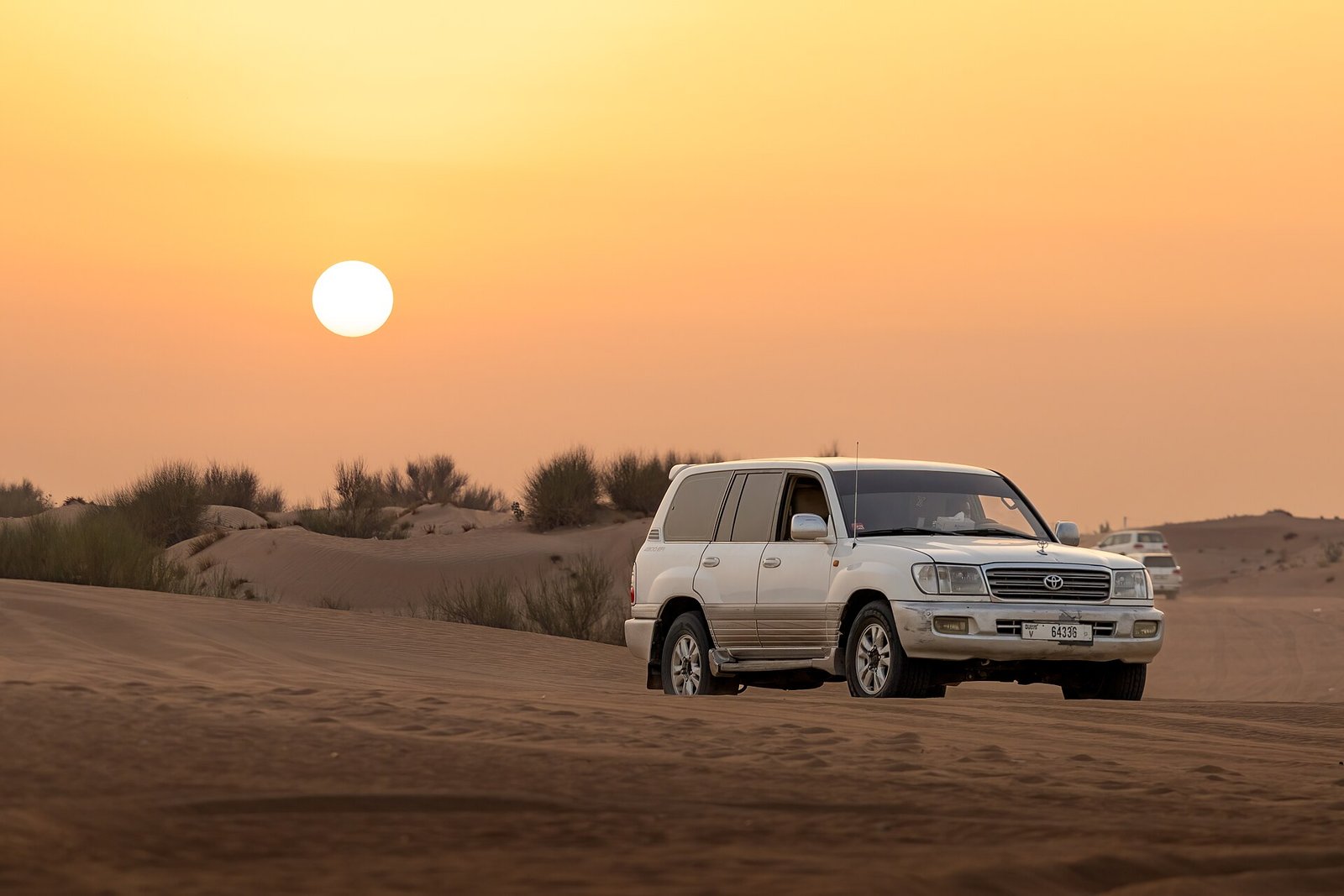 4x4 dune bashing in the Dubai desert