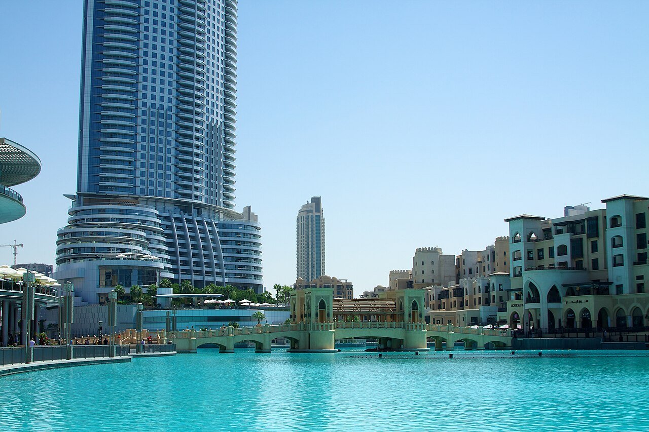 Burj Park beside Burj Lake