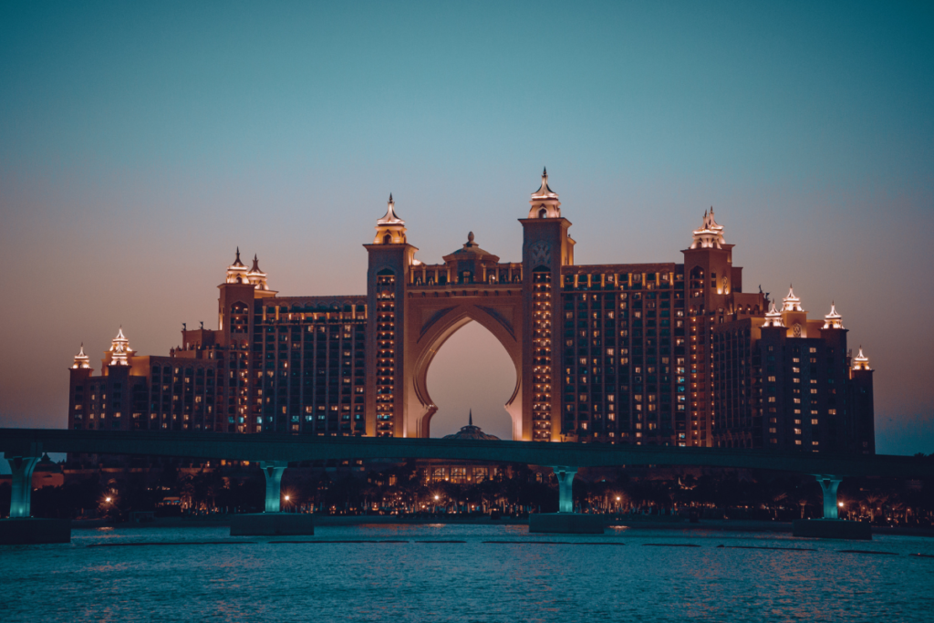 the view at the Palm Jumeirah observation deck
