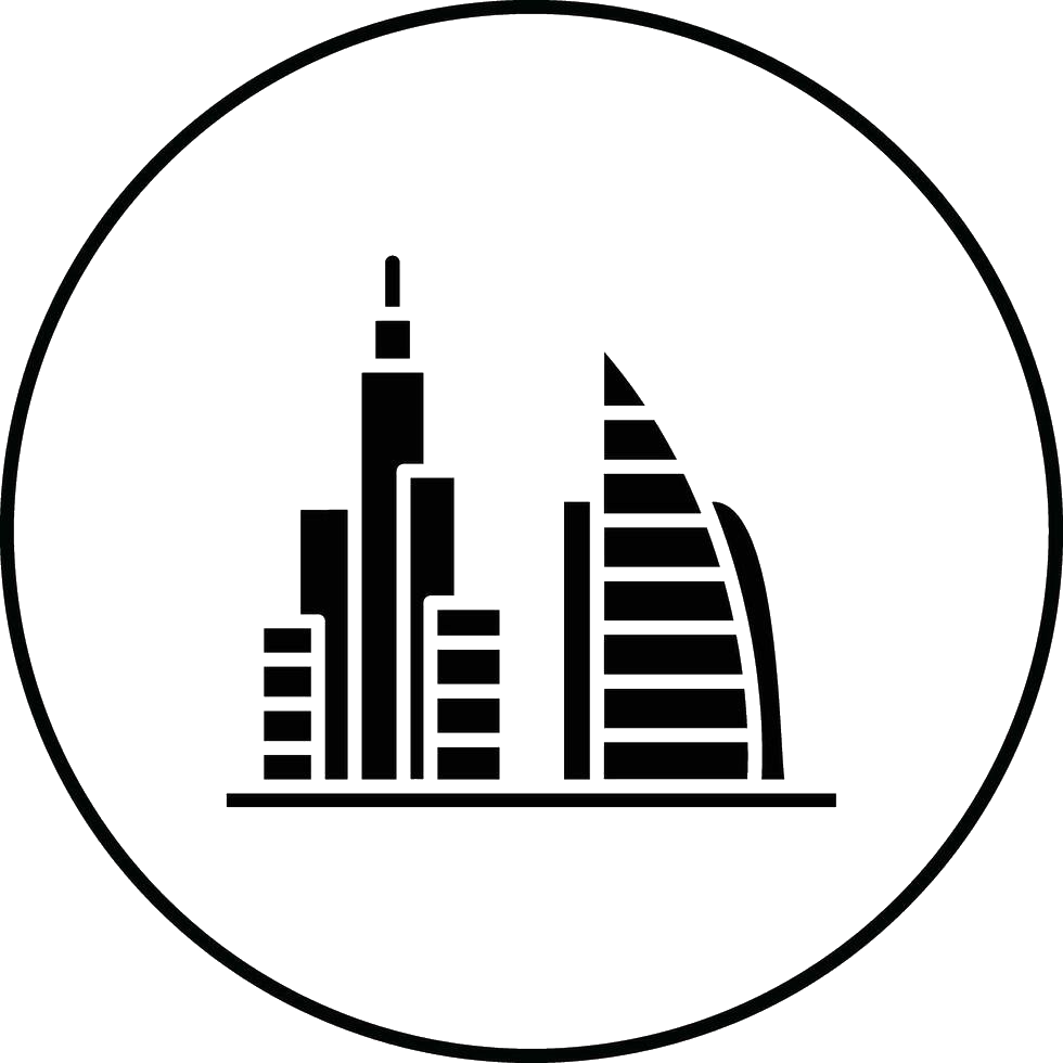 Dubai skyline icon